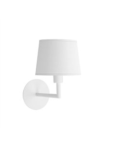 Aplique Paraiso 1xe14 Blanco/blanco 27x15x25cm