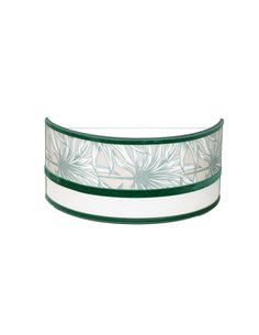Aplique Caledonia 1xe27 Blanco/verde 15,5x33x13cm
