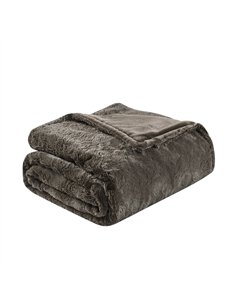 Manta Elect. Hervas Marron 160w 180x130cm 9niveles Autoapagado, Protec.seg.,lavable