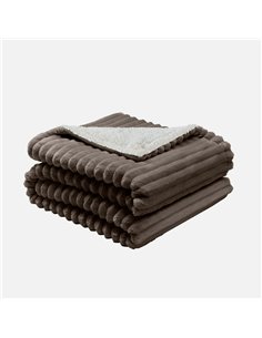 Manta Elect. Jaraiz Marron/blanco 160w 160x120cm 9nivel Autoapagado, Protec.seg.,lavable 2