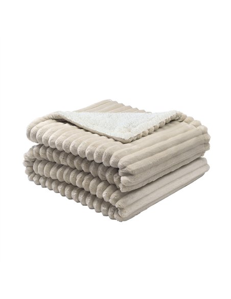 Manta Elect. Jaraiz Beis/blanco160w 160x120cm 9niveles Autoapagado, Protec.seg.,lavable