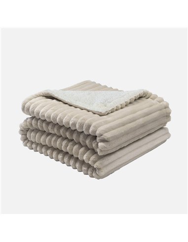 Manta Elect. Jaraiz Beis/blanco160w 160x120cm 9niveles Autoapagado, Protec.seg.,lavable