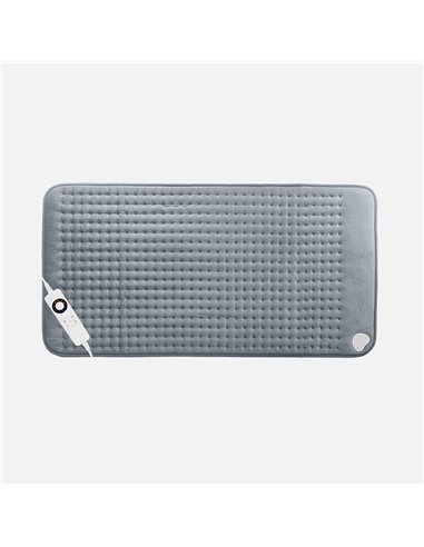 Almohadilla Elect.bustillo Gris 100w 85x45cm 6niv Autoapagado, Temperatura Reg,lavable