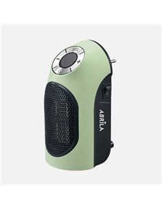 Mini Termovent.ceramico Ptc Golfo 500w Verde/negr Temp.re.temporiz.corte Seg.17,2x8,9x12,8