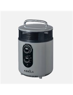 Termovent.ceramico Ptc Isquia 1800w Gris 2pot.3funciones,antivuelco.termost.regulable.asa28,5x18,5x18,5cm