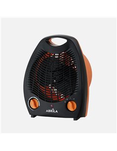 Termoventilador Elect.lubian 2000w Naranja/negro 2potencias 3fun.sist.seguridad,Termostato Reg.26,5x21x13cm