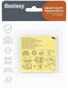 PISCINAS PARCHES EXTRAFUERTES KIT REPARACION ADHESIVOS 62068