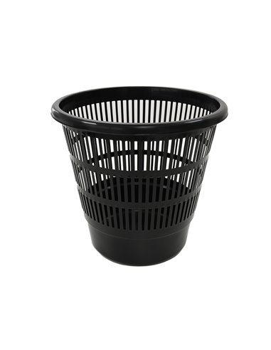 PLASTIKEN PAPELERA NATURE NEGRA 16L 0702L-NEG