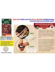 SEMILLAS FINSTOCK FITO CINTA 5 MT.SEMBRARLECHUGA RED SA09421