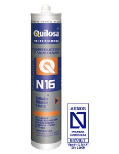 QUILOSA FINSTOC ORBASIL SILIC.NEUTRA N16 CART.300ML BLANCA 92262