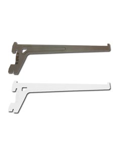 AMIG finstockSOPORTE 8500-300 BLANCO BLISTER 2 U CREMALLERA 6000