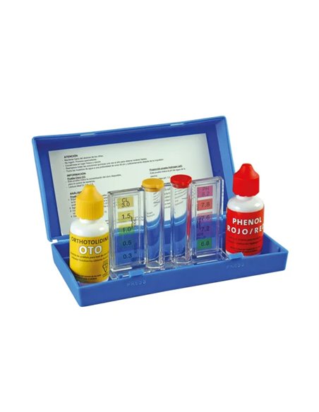 KEEPER KIT TEST MEDIDOR CLORO Y PH GOTAS PARA ANALISIS1812
