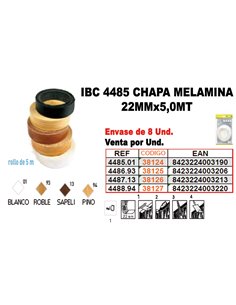 IBC finstock4-487 CHAPA MELAMINA 22MMx5,0MT13SAPE