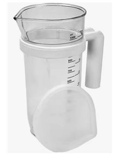 VASO MEDIDOR 1 LT CON TAPA BATIDORA UNIVERSAL 0018 