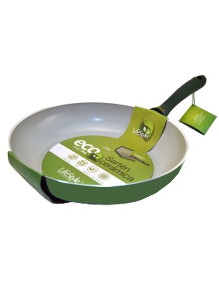 LIFESTYLE ECOGREEN SARTEN CERAM.3MM INDUCCION 18CM3331