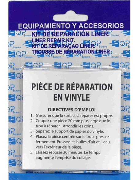 QUIMICAMP FINSTOCK PARCHE REPARACION LINER PARA PISCINAS615205