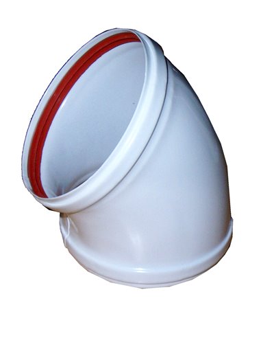 NEGARRA LACADO BLANCO CODO 45�125 MM194045
