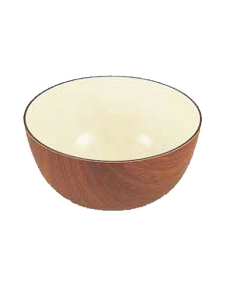 MENAJE BOL CONICO MADERA/BANANA 24CTM 3060/0410