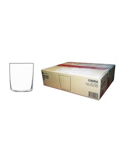 VAJILLA VASO CIDRA 37 CL CAJA 12 UNDS. V762342600002