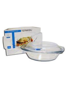 TERMISIL CACEROLA OVAL CRISTAL C/TAPA HORNO/MICRO 2,9 LPNSW290A