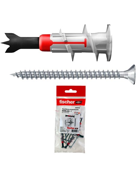 FISCHER TACO DUOBLADE + TORNILLO BOLSA 10 UDS. 551594