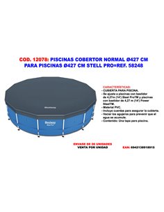 PISCINAS COBERTOR PVC 427 CM PISCINA STEEL PRO/POWER STEEL 58248