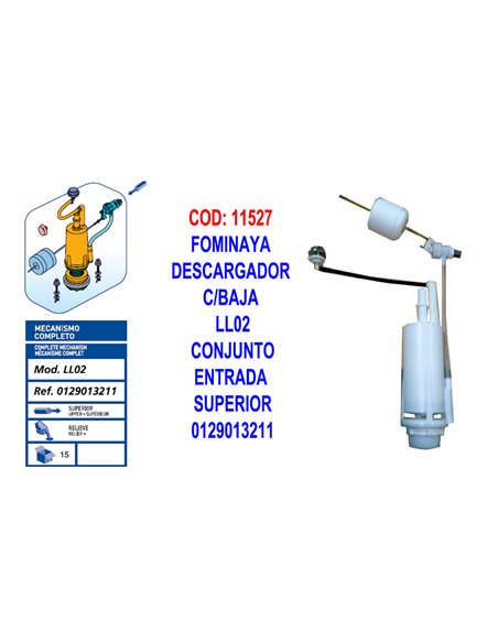 BAJA FOMINAYA DESCARGADOR C/BAJA LL02-CONJ.ENTRAD 0129013211
