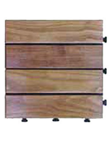 BAMBU finstock LOSETA  MADERA 30x30x2,7 CM CAJA DE 20 UND. 080