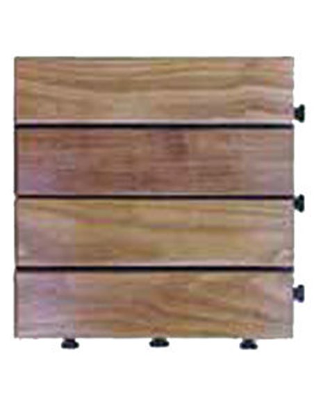 BAMBU finstock LOSETA  MADERA 30x30x2,7 CM CAJA DE 20 UND. 080
