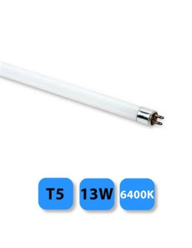 Tubo fluorescente 13w 6400k modello t5 luce fredda