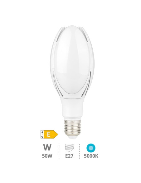 Ampoule LED industrielle Bolo 50W E27 5000K 5000lm