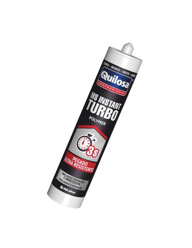 Quilosa polymer MS instant turbo seals/glues professional white