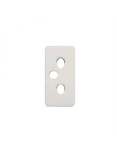 Cover for plug 2P + TT displaced WHITE BJC 16725