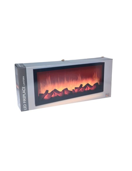 Lareira elétrica com iluminação LED