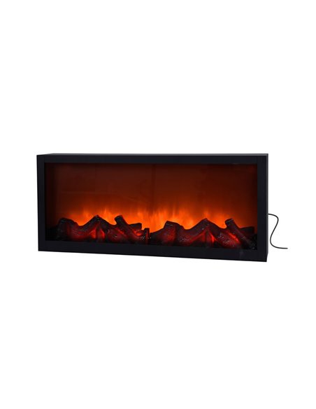 Lareira elétrica com iluminação LED