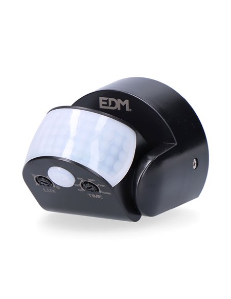 Motion and twilight sensor 15 m IP65 black