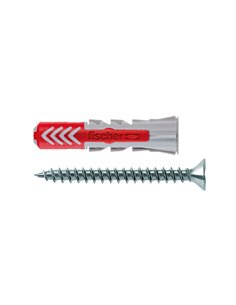 Tappi a T Duopower ø6 x 30 mm + viti ø4,5 x 40 mm, confezione da 375 unità