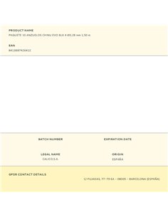 Confezione da 10 ganci chinu evo blk 4 ø0,28 mm 1,50 m 2