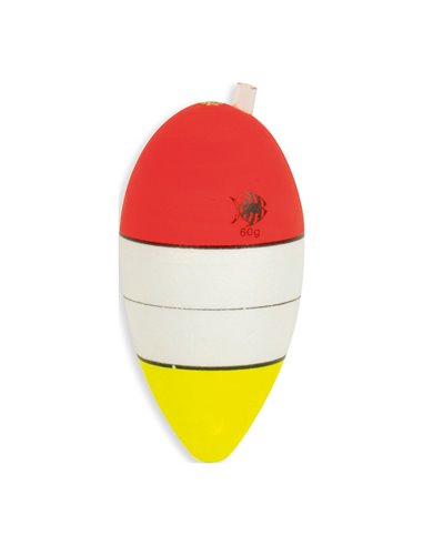 Neoprene float weighted with 20 g lead
