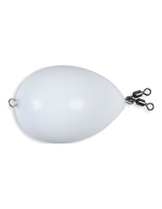 Special float for fishing with artificial lures, white, 40 g
