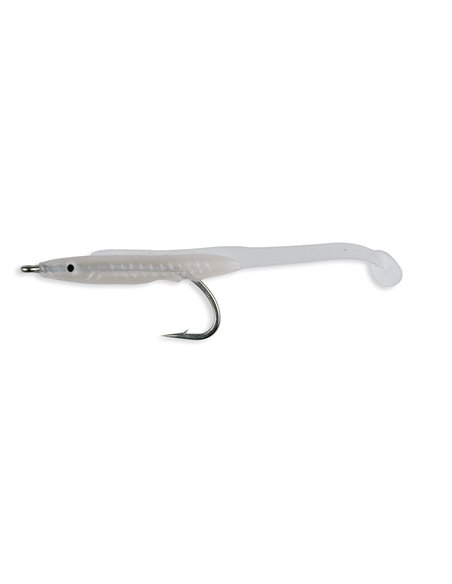 Bag of 5 pearl-colored 70 mm eels