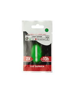 Galleggiante luminoso a forma di verme per punta di canna ø4,5 x 37 mm, 2 pezzi