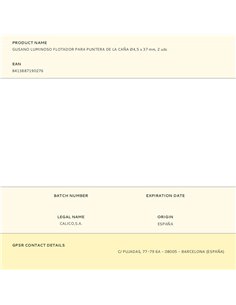 Galleggiante luminoso a forma di verme per punta di canna ø4,5 x 37 mm, 2 pezzi 2