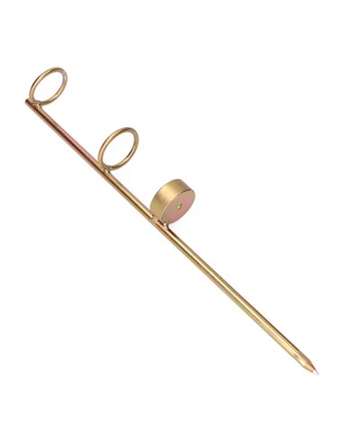 Supporto in metallo cadmiato da 50 cm