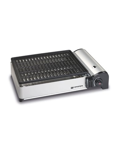 Portable gas camping barbecue