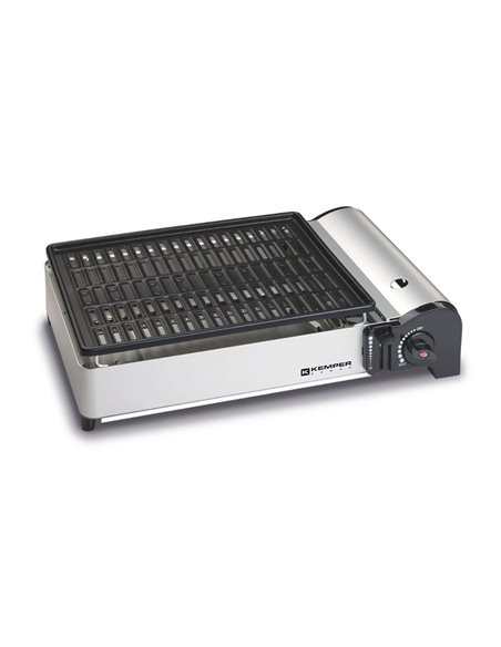 Portable gas camping barbecue