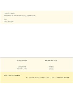 Pacote Razor 3 Sensitive 4 + 2 unidades 2