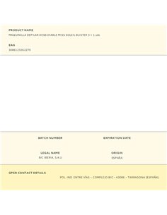 Miss Soleil blister descartável para depilação, 3 + 1 unidade 2