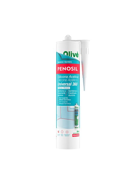 Silicone acético sanitário universal 360 branco 280 ml