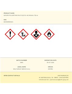 Mehrzweck-Polyurethanschaum PU-46 manuell 750 ml 2